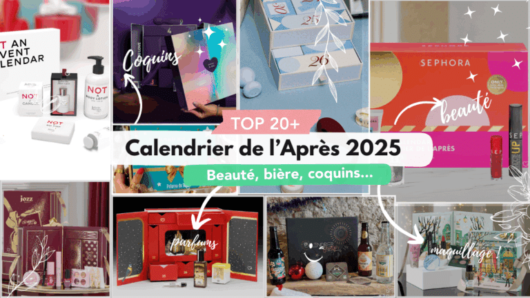 Top20 calendrier de l'après 2025 : beauté, adulte, parfum, maquillage.. pour homme et femme