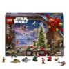 Calendrier de l'Avent LEGO Star Wars 2026 (75456), boite et minifigurines Mando Grogu alignees