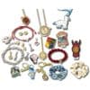 Contenu du Calendrier de l'Avent Harry Potter Time Turner 2026, les 24 bijoux et accessoires sous licence Warner Bros. The Carat Shop