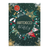 Calendrier de l'Avent Artdeco 2026, coffret vert a couronne festive, edition limitee maquillage.
