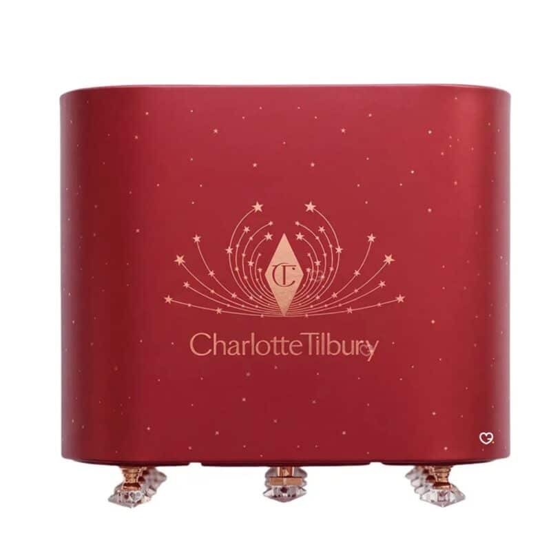 Dos du coffret calendrier de l Avent Charlotte Tilbury 2026 sur fond blanc