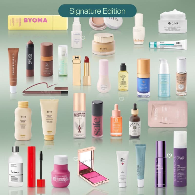 Contenu complet du calendrier Cult Beauty 2026 Signature Edition