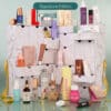 Calendrier de l'Avent Cult Beauty 2026 Signature Edition ouvert, produits en situation