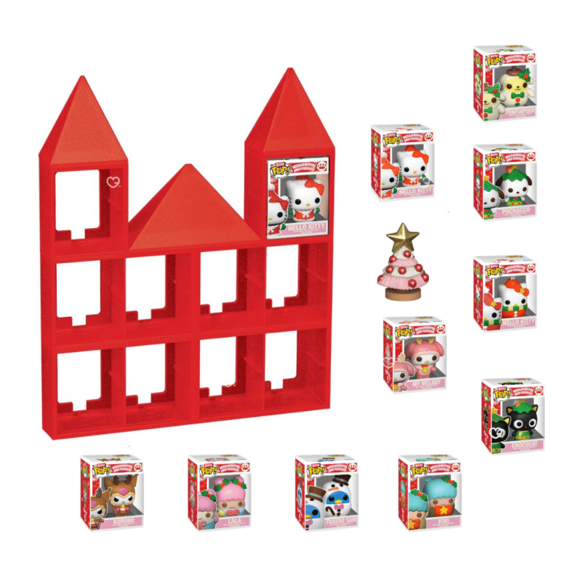 Contenu complet du calendrier de lAvent Funko Bitty POP Hello Kitty 2026, figurines Sanrio et château