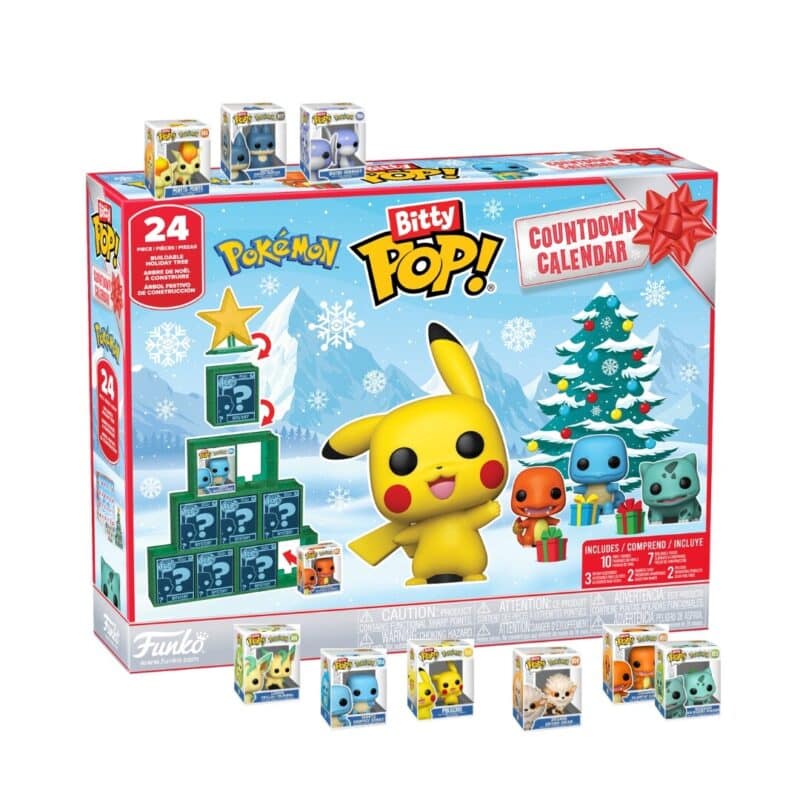 Figurines Pokémon Bitty POP! et arbre de Noël du calendrier de l'Avent Funko 2026