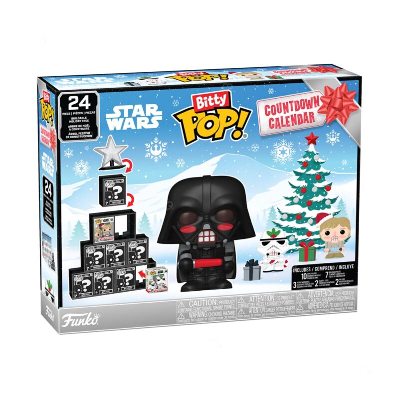 Calendrier de l'Avent Funko Bitty POP Star Wars 2026, boîte fermée