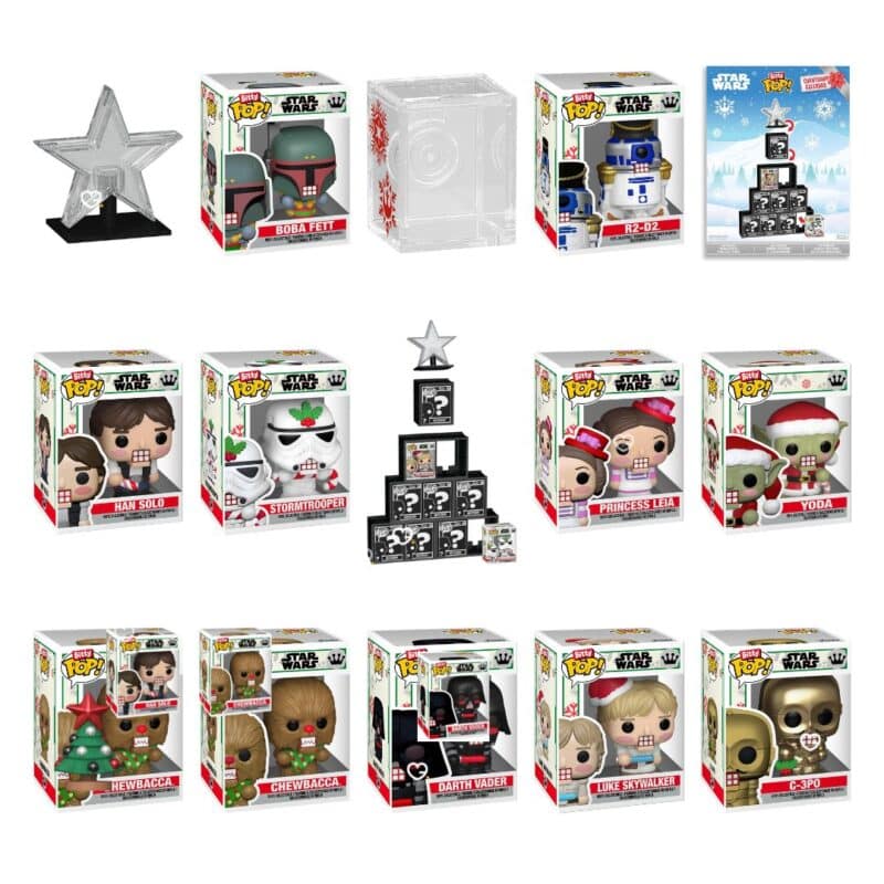Les figurines Bitty POP Star Wars du calendrier de l'Avent Funko 2026