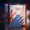 Coffret du calendrier de l'Avent Kiehl's 2026 sur fond sombre festif, édition soirée cocooning.