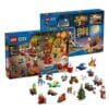 Boîte recto verso du calendrier de l'Avent LEGO City 2026 (60510)