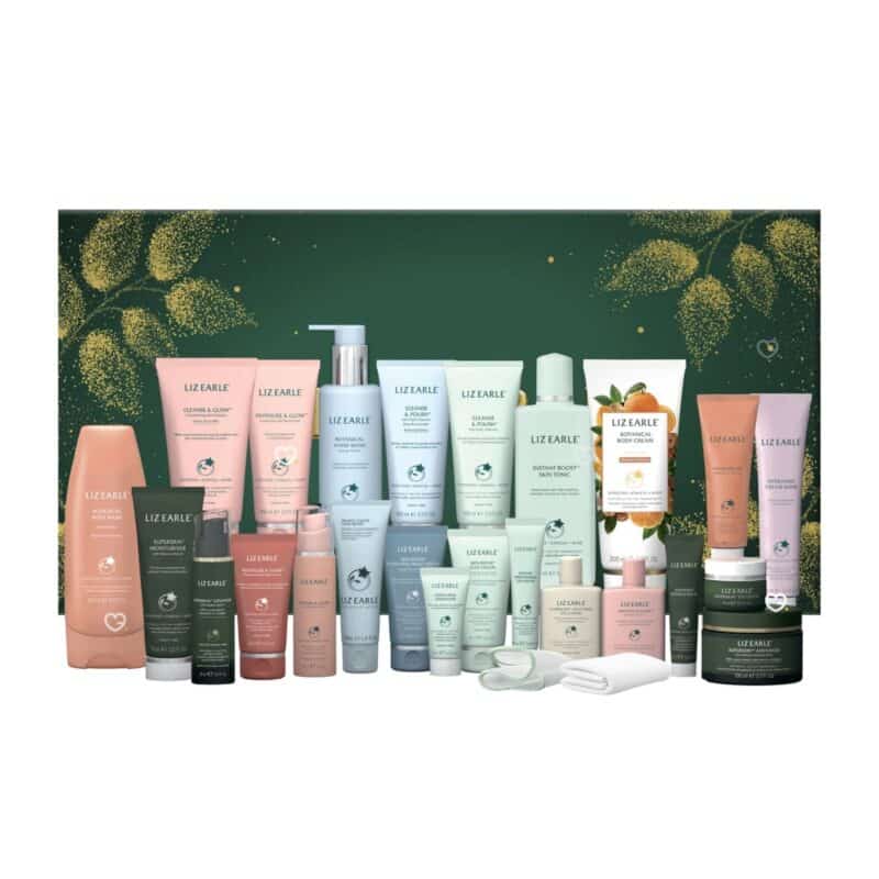 Les 24 produits de soin du calendrier de l'Avent Liz Earle 2026