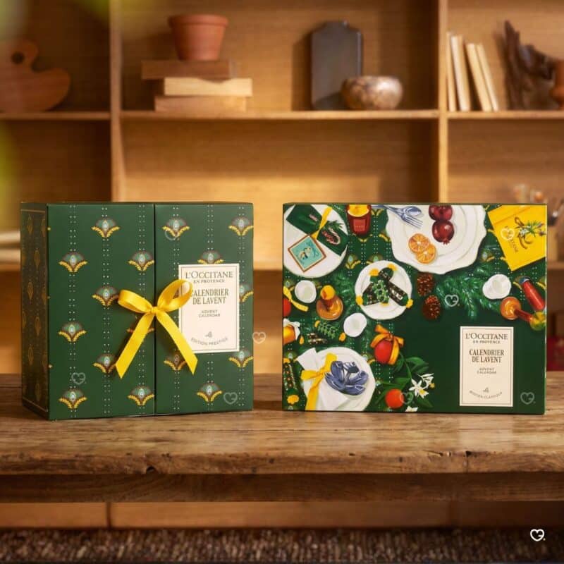 Calendriers de l'Avent L'Occitane 2026 Prestige et Classique cote a cote