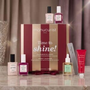Calendrier de l’Avent Manucurist 2026, vernis Green et soins des ongles en ambiance marbre