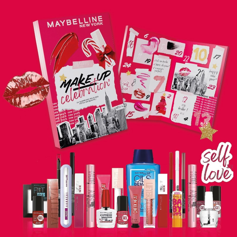 Calendrier de l'Avent Maybelline 2023