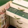 Détail des tiroirs numérotés du calendrier de l'Avent Vogue 2026, cases 20, 2 et 14