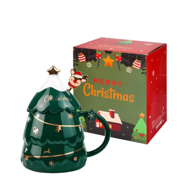 cadeau santa secret decoration tasse sapin