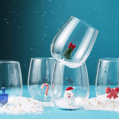 cadeau santa secret decoration verre decoration intérieur