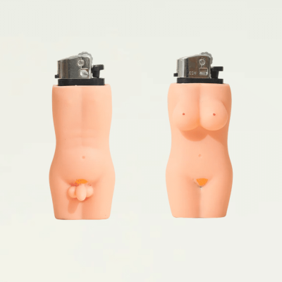 cadeau santa secret drole etui briquet original