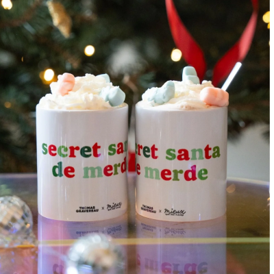 cadeau santa secret drole mug humour