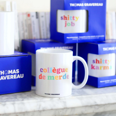 idee cadeau santa secret collegue mug humour
