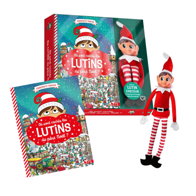 kit lutin farceur + livre cherche trouve