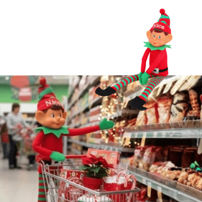 lutin farceur Peluche Elfe 35cm